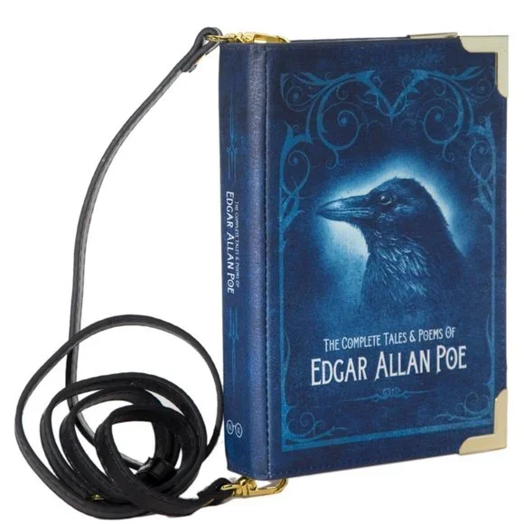 Edgar Allan Poe Book Crossbody Purse - The Raven Handbag - Book Lover Gifts - Picture 10 of 10